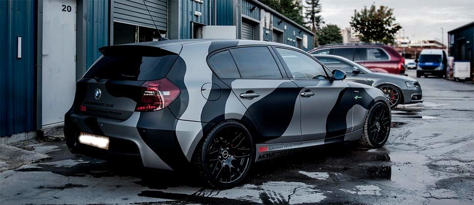 Оклейка авто камуфляжной пленкой